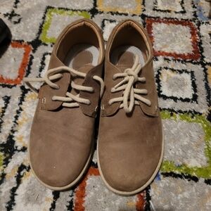 Born Mens Han Soledad Lace-Up Brown Shoes Size 7